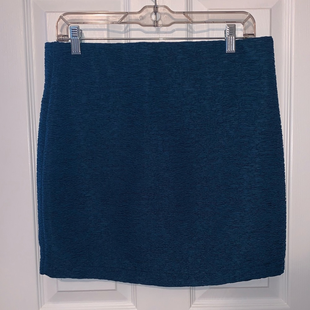 NWT stretchy blue skirt
